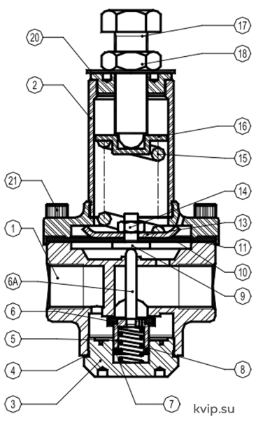 ADCA PRV30SS DN 15 - 50 Клапан редукционный для жидкостей, газов_Р3