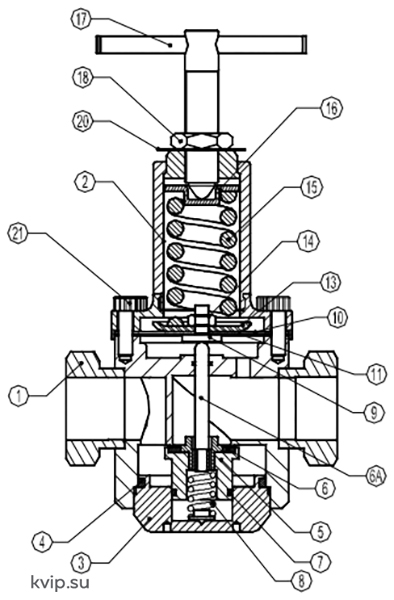 ADCA PRV30SS DN 15 - 50 Клапан редукционный для жидкостей, газов_Р4
